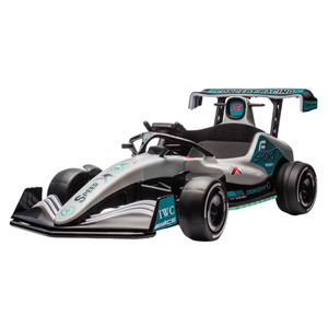 厂家价格12v电动赛车方程式F1儿童骑乘汽车玩具2至4年由电池供电 - Product Image 2