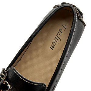 Mocassins plats décontractés pour hommes en cuir PU, grande taille 46 et 47, à bout large, de haute qualité, prix bas, pour la conduite, vente chaude directe usine - Product Image 4