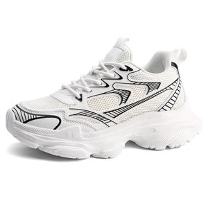 <b>Men's</b> Spring Summer Casual Sneakers Breathable Low-Top Large Size <b>Shoes</b> Invisible Inner Height Increasing Dad <b>Shoes</b> Thick Sole - Product Image 4