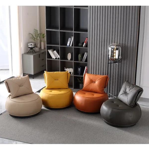 Swivel 360 degree new design accent wonderful leisure leather rest lounge indoor and office chairs