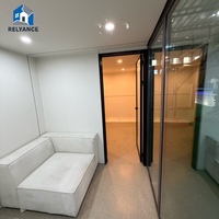 RELYANCE Cabine Apple de 30 pieds de large avec 2-3 chambres, capacité de 10 unités par 40HQ, optimisation du fret maritime, idéale comme boutique ou magasin éphémère