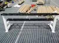 ST-8050 Vente directe d'usine, support d'haltères réglable en acier pour entraînement corporel, support d'haltères double