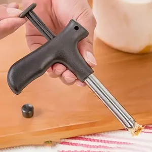 Zenidoo L-306 Ouvre-noix de coco manuel en acier inoxydable, durable, de qualité alimentaire, multifonction, portable, 3 pièces - Product Image 4