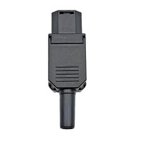 Adaptateur C13 IEC, connecteurs de prise de courant, fiche femelle, câble de connexion, connecteur à 3 broches, bornes de montage sur panneau