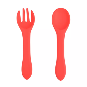 Cuchara y tenedor <span class=keywords><strong>para</strong></span> bebé, venta al por mayor, 100%, grado alimenticio, libre <span class=keywords><strong>de</strong></span> BPA - Product Image 4