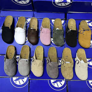 Birkenstocks Pantoufles unisexes en cuir de vachette Tikoi Bout fermé Lit de pied en liège souple <span class=keywords><strong>Eva</strong></span> Sangle arrière Certifié UE Coussiné léger - Product Image 6