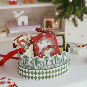 Vela Aromática de Cera de Soya con Aroma a Copo de Nieve Navideño, Material Seguro para la Llama, para Regalo de Navidad, Recuerdo, Centro de Mesa - Product Image 3
