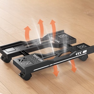 Dưới bàn CPU chủ thông gió có thể điều chỉnh điện thoại di động CPU đứng với 4 Caster bánh xe phù hợp với hầu hết PC tháp - Product Image 4
