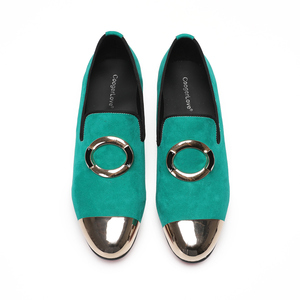 NA625 <strong>Embroidered</strong> <strong>Velvet</strong> <strong>Loafers</strong> Branded <strong>Loafers</strong> Men Metal Buckle Wedding and Party <strong>Velvet</strong> <strong>Loafers</strong> Men's Shoes - Product Image 5