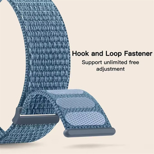 Bracelet sport en nylon pour <span class=keywords><strong>Apple</strong></span> <span class=keywords><strong>Watch</strong></span> 42 <span class=keywords><strong>mm</strong></span> 46 <span class=keywords><strong>mm</strong></span> 49 <span class=keywords><strong>mm</strong></span> pour femmes et hommes, sangles tressées réglables et respirantes pour Iwatch - Product Image 4