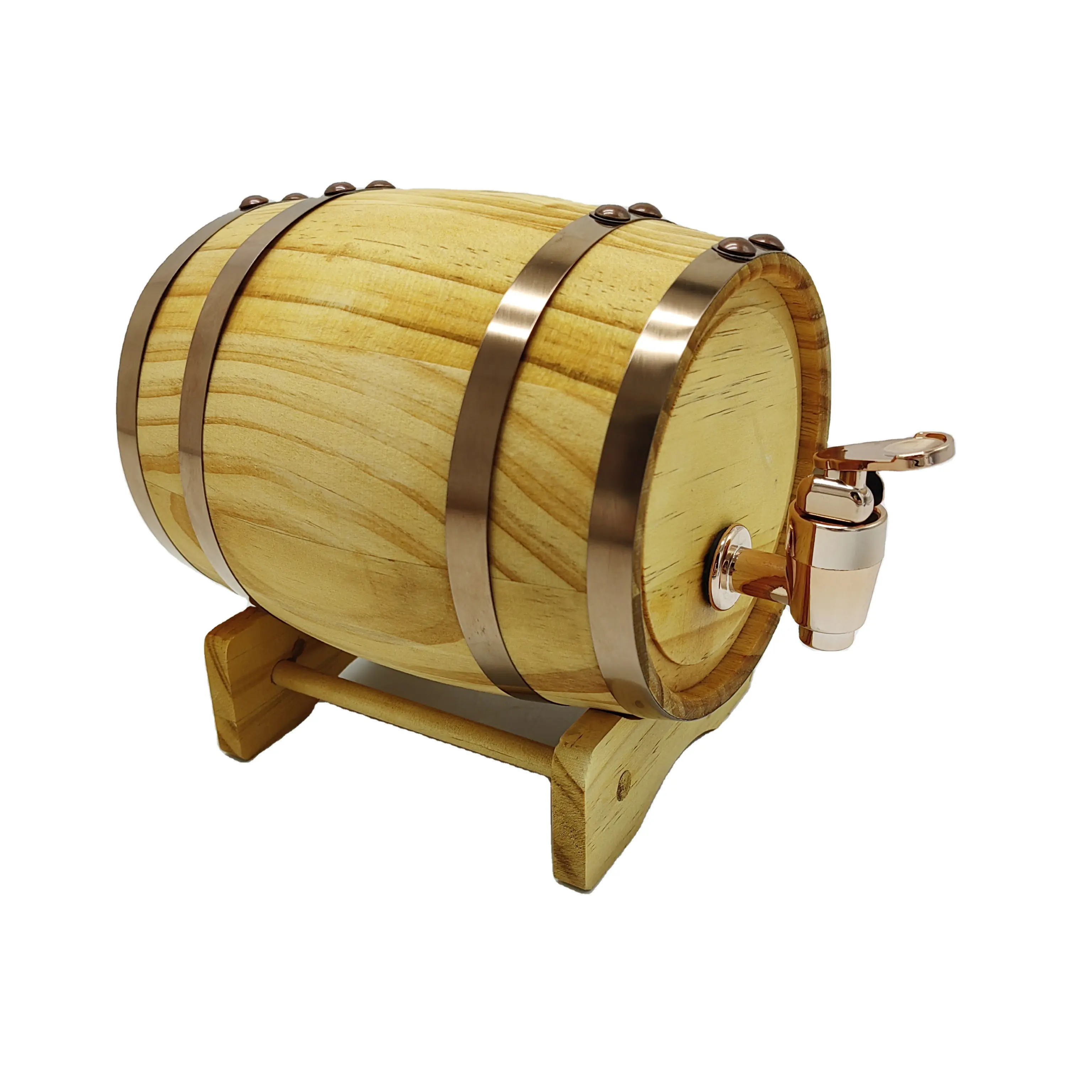Tonneau à whisky en chêne de 1,5 l, caisse et baril pour la bière, fût, seaux, expédition, tonneaux à vin en bois, distributeurs de boissons
