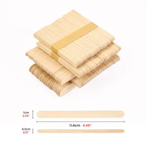High Quality Popsicle Stick Disposable Wooden Ice Cream Craft Stick For Super Market