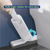 Serpillère compacte et portable avec système d'essorage manuel, mini serpillère pour le nettoyage des sols, des carreaux, des tables et des comptoirs domestiques