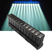 Barre de projecteurs LED étanche IP65 12x60W avec faisceau oscillant, zoom, wash et matrice, tête mobile auxiliaire, effet single wobble pour scène