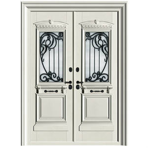 ABYAT ราคาที่แข่งขันคู่ประตูทางเข้าอลูมิเนียมครึ่งการออกแบบประตูกระจก - Product Image 4