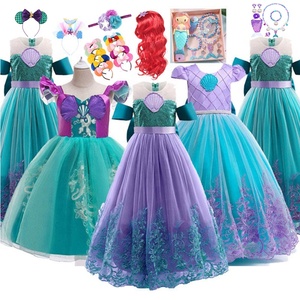 2024 Elsa Anna Blancanieves princesa vestido fiesta <span class=keywords><strong>de</strong></span> <span class=keywords><strong>cumpleaños</strong></span> Sofia Belle <span class=keywords><strong>Rapunzel</strong></span> princesa vestido Halloween Navidad disfraz <span class=keywords><strong>para</strong></span> niña - Product Image 6