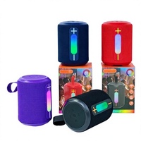 Enceinte sans fil RGB TWS BS130 5.3 avec subwoofer ABS, batterie intégrée 500-1000mAh, radio FM, idéale pour l'extérieur et le bureau