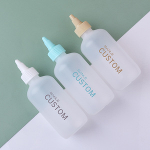 Botella de PE Boston de 60 ml, 120 ml, 180 ml, 240 ml, Botella Redonda de Plástico PE con Hombro Curvo y Tapa Personalizada para Envasado Médico y de Belleza - Product Image 3