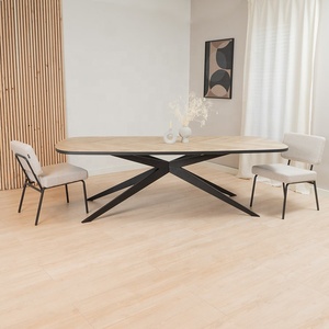 <span class=keywords><strong>Tavolo</strong></span> da Pranzo Moderno Nordico con <span class=keywords><strong>Sedie</strong></span>, Set Completo per <span class=keywords><strong>4</strong></span>-6 Persone, <span class=keywords><strong>Tavolo</strong></span> <span class=keywords><strong>e</strong></span> <span class=keywords><strong>Sedie</strong></span> in MDF - Product Image 3