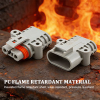 Connecteur étanche 50A 600V pour climatiseur de voiture, prise mâle et femelle, paire de connecteurs enfichables