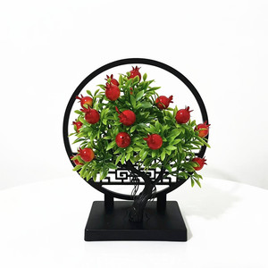Árbol de Frutas Artificial Paulon Bonsái de 10cm-30cm, Decoración de Plástico para Interiores, Hogar, Oficina, Sala de Estar, Entrada - Product Image 4