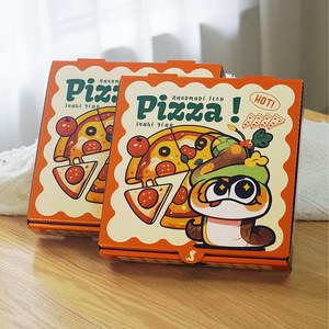 Cajas para Pizza Thousand Pigeons, Cuadradas, de Papel Kraft, con Lámina de Aluminio, Desechables, para Comida para Llevar - Product Image 3