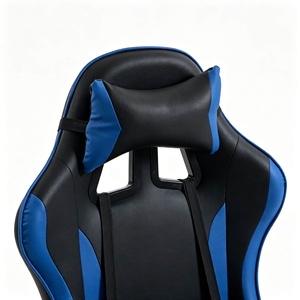 Sedia da Gaming E-Sports con Design Racing, Ergonomica, Schienale Alto, Poggiapiedi Allungabile Retrattile, Girevole per Internet Café - Product Image 4