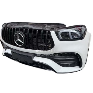 Adecuado para la parte frontal del <span class=keywords><strong>Mercedes</strong></span> Benz <span class=keywords><strong>GLE</strong></span> 450, la boca frontal, el parachoques delantero, los faros delanteros, piezas desmontadas de segunda mano. - Product Image 2