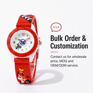 Reloj de Cuarzo con Diseño de Motocicleta de Carreras para Niños, con Dial de Dibujos Animados, Moderno y Genial, Regalo para las Fiestas - Product Image 6