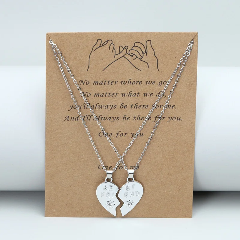 Charm ciondolo "Cuore con strass bianco " (11x10mm) (cod.17491) - M