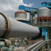 Four rotatif industriel indirect à air chaud pour le séchage du gypse, pour la transformation alimentaire, à économie d'énergie, fonctionnement automatique, prix compétitif