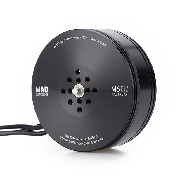 High Quality MAD M6C12 IPE V3 Brushless DC Motor for the Long Flight Time Multirotor VTOL Drone
