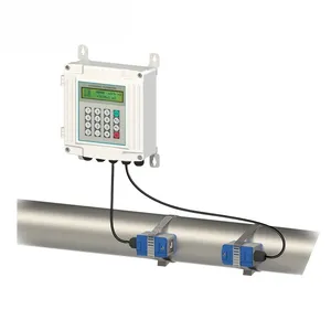 Pengukur aliran ultrasonik pemasangan dinding berkualitas terbaik-meteran Sensor aliran ultrasonik presisi dan terjangkau kompak