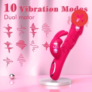 Vibromasseur féminin rechargeable pour femmes, stimulateur clitoridien et point G, baguette de massage - Product Image 6