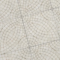 Mosaico de cerámica Vetri Ivory de 12x12 pulgadas con patrón de piedra blanca para decoración de paredes y pisos