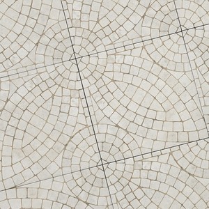 Piastrelle a mosaico in gres porcellanato effetto avorio 12x12 pollici, motivo pietra bianca per decorazione pareti e pavimenti - Product Image 6