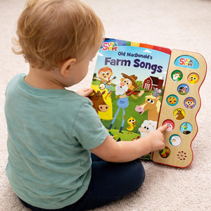 Tableau sonore interactif pour l'apprentissage précoce, thème ferme, avec boutons à presser, contenant des comptes-rendus et des chansons classiques sur les animaux de la ferme, éducatif et robuste - Product Image 5
