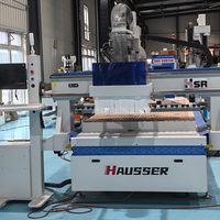 Máquina CNC HSR Totalmente Automática con Router ATC para Línea de Producción de Muebles, Fabricación de Puertas de Gabinete, Router CNC para Madera 2128 ATC