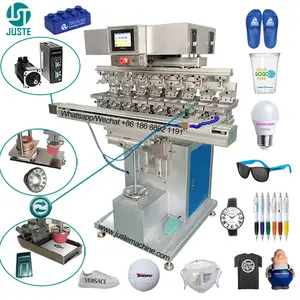 8 Color Large Pad Printer Big Tampon Malaysia Digital Oilwide Pad Printing Machine For Tag Less Label Pen Shades Wine Glass