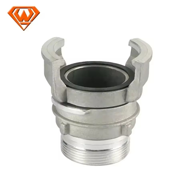 Camlock Aluminum Material Thread Male with Latch Guillemin Smooth Surface Quick Coupling