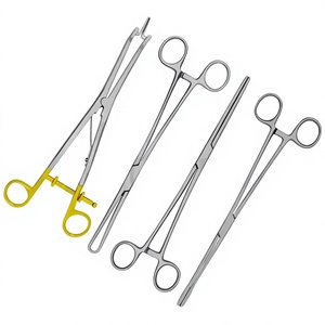 Ensemble de 4 pinces chirurgicales BK Industries en acier inoxydable, instrument manuel pour salle d'opération, certifié CE Classe II ISO13485 - Product Image 1