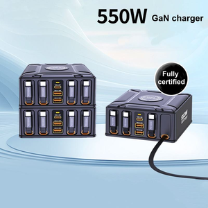 550W ganiii แท่นชาร์จแบบเร็วสำหรับตั้งโต๊ะ, PD3.1อะแดปเตอร์สาย USB-C แล็ปท็อปแบบยืดหดได้สำหรับ MacBook pro/ipad/<span class=keywords><strong>iphone</strong></span> - Product Image 3