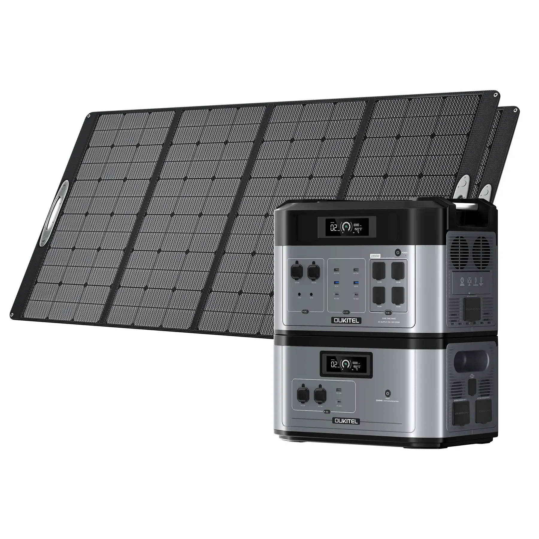 Kit de centrale solaire 3000W 3600W Générateur solaire Centrale électrique portable pour le camping d'urgence
