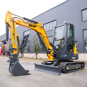 Mini Excavadora SDJK de Fábrica China, Mini Excavadora Diesel para Granja y Hogar, Mini Excavadora de 3.5 Toneladas, Mini Excavadora Multifuncional al por Mayor - Product Image 3
