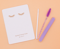 Salon de beauté Lash Store Extension de cils Aftercare Instruction Set Gift Set Can Custom