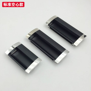 Tirador de cajón de aleación de aluminio rectangular moderno minimalista duradero con agarre oculto - Product Image 1