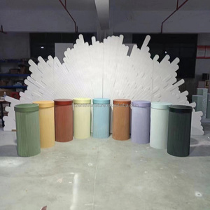 Tổ Chức Sự Kiện Đảng Backdrop Trang Trí Vòng Trắng Plinths Xi Lanh Giá Kẹo Tráng Miệng Bánh Bệ Trưng Bày - Product Image 5