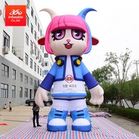 Mascotte gonflable géante de dessin animé de 6M, publicité personnalisée, grande et énorme Statue gonflable