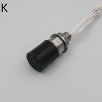 Connecteur sous-marin Subconn Micro Circulaire Femelle Bulkhead Mâle Inline MCBH16F MCIL16M pour câble humide enfichable ROV