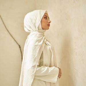 Accesorios DE BODA cómodo árabe musulmán Modal Hijab 2025 nuevo estilo liso Islam bufanda chal rayón algodón turbante pañuelos para la cabeza - Product Image 1